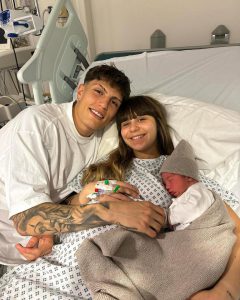 Man Utd star Garnacho, 19, celebrates birth of first kid with team-mates reacting – including one with same name as baby