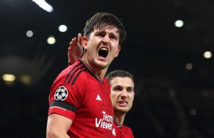 Harry Maguire’s ‘shaking’ wife Fern shares daughter’s four-word message to dad after Man Utd star’s Copenhagen winner