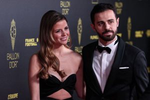 Bernardo Silva’s wife Ines joins no bra club for Ballon d’Or ceremony as awestruck fans say she looks ‘so beautiful’