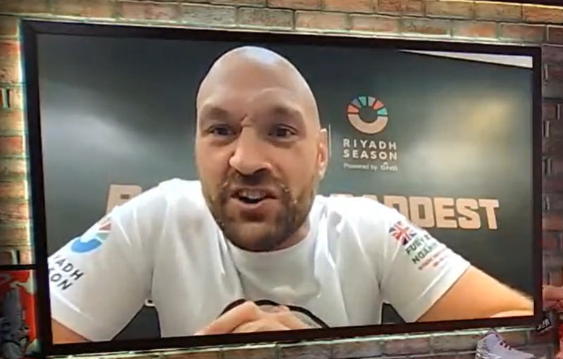 Tyson Fury in X-rated outburst leaving Ariel Helwani flustered as Gypsy King offers to send reporter ‘signed penis’