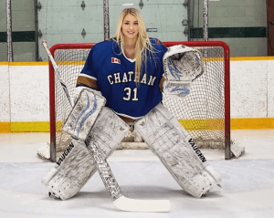 World’s sexiest ice hockey star Mikayla Demaiter ‘gives fans daily dose of sunshine’ as she bursts from yellow crop top