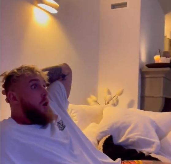 Moment stunned Jake Paul sees Tyson Fury knocked down by Francis Ngannou as YouTuber tells critics to ‘shut the f*** up’