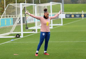 Lioness ace Keating happy to be ‘role model’ and aims to be first goalkeeper of colour to play for England Women