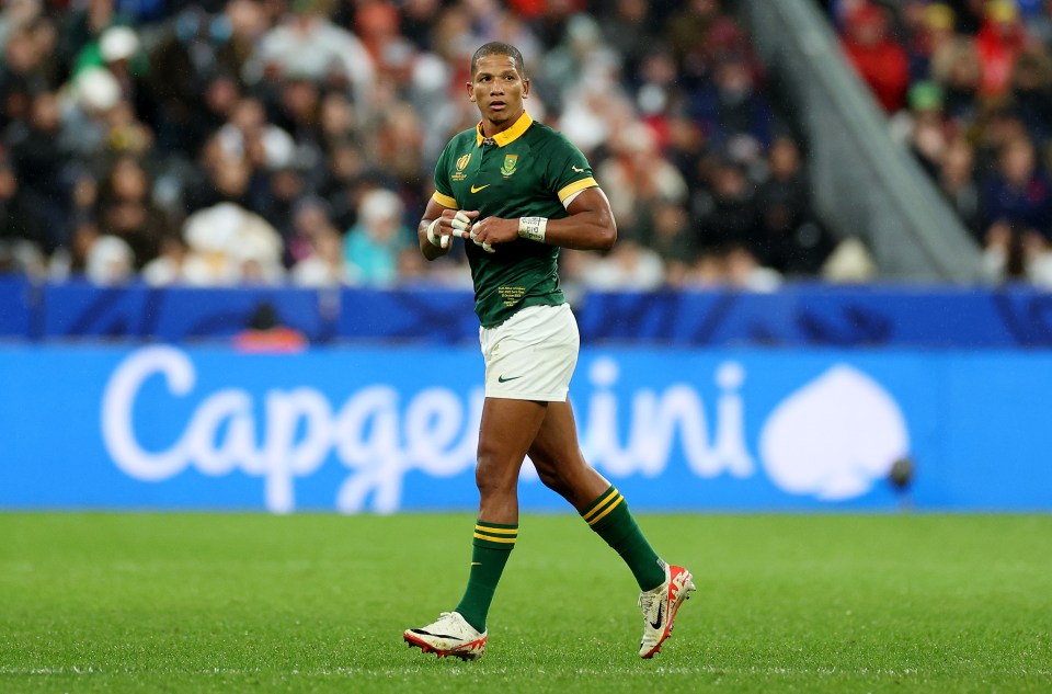 Rugby World Cup commentators left stunned as South Africa remove star in ‘ruthless’ tactical tweak early on vs England