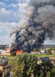 Huge fire breaks out at Ryder Cup 2023 Marco Simone course days after Europe’s epic win as black smoke billows for miles