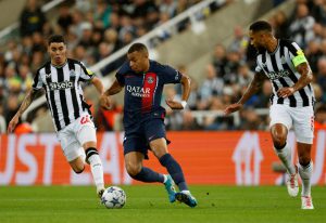 Jamaal Lascelles reveals he ‘didn’t even want to TALK to Kylian Mbappe’ after Newcastle’s win over PSG