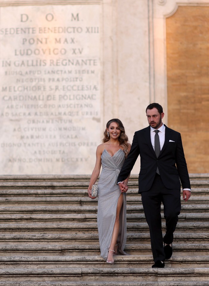 Team USA Ryder Cup star Patrick Cantlay marries stunning Wag Nikki Guidish as fans joke ‘no hat to a wedding?’