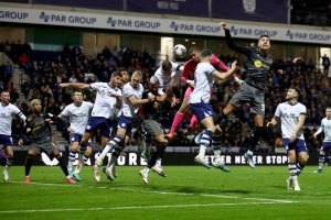 Watch Southampton keeper claim goal in final seconds to draw against Preston… but did he score?