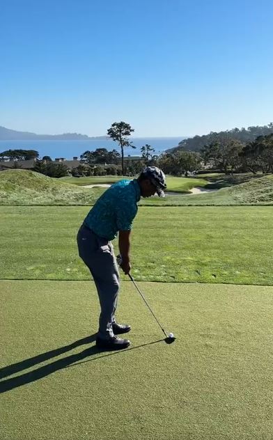 Tiger Woods plays golf for first time since ankle surgery in April as golf legend targets massive comeback