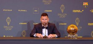 Lionel Messi refuses to answer Cristiano Ronaldo question after Al-Nassr star snubbed Ballon d’Or ceremony