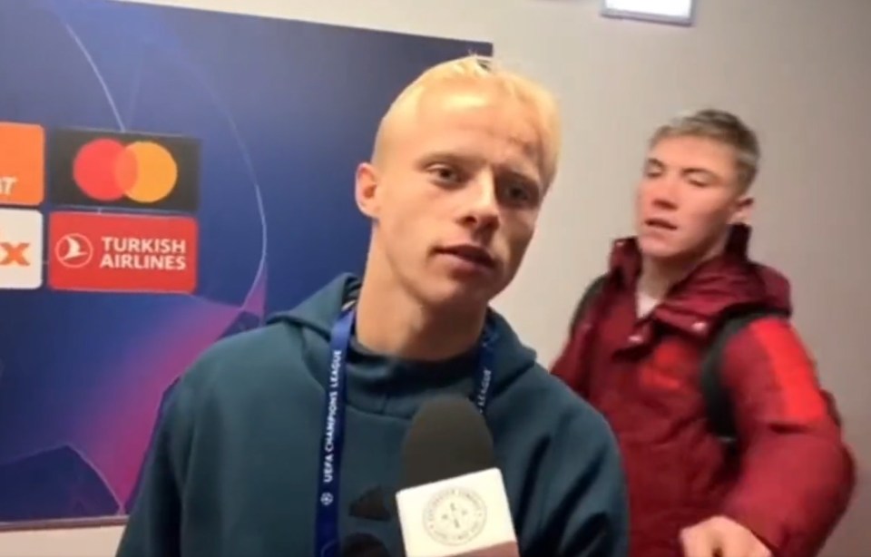 Watch Man Utd’s Hojlund gatecrash brother’s interview and slap microphone as fans praise ‘bromance better than Nevilles’