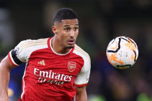 Arsenal fans ‘want William Saliba SOLD’ as he poses in SPURS jersey… but all is not as it seems