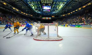 Fans told to leave the building after ‘sickening’ incident as ice hockey star Adam Johnson ‘takes cut to the throat’