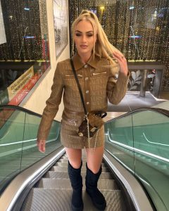 Alisha Lehmann sparkles on ‘escalator to heaven’ as fans hail ‘absolutely perfect’ Aston Villa star