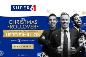 Sky Bet Super 6 Christmas rollover: Win up to £1 million every Saturday by predicting six correct scores