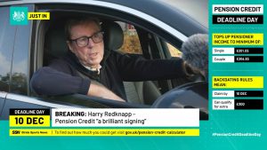 Football legend Harry Redknapp calls on pensioners to apply for cash boost