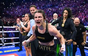 Katie Taylor gets revenge against Chantelle Cameron to become two-weight undisputed champ in bloodbath battle