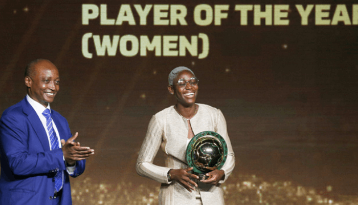 Oshoala, Nnadozie make final 10-women shortlists for CAF awards 2023