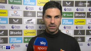 Mikel Arteta’s comments on refs after huge Liverpool error come back to haunt Arsenal boss as they’re played on Sky