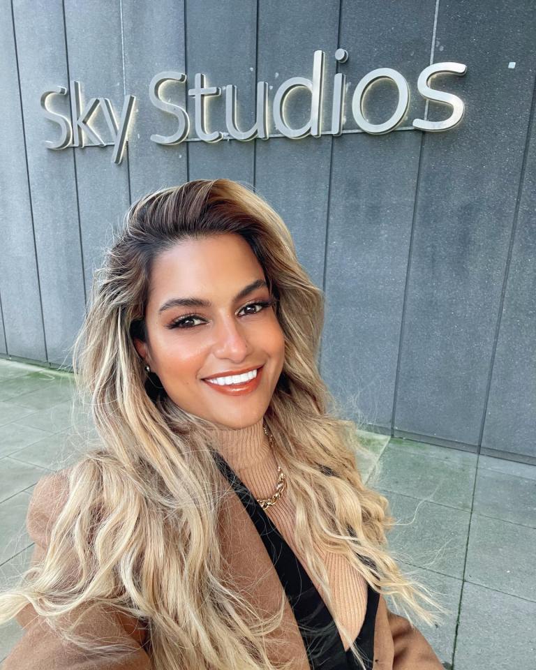 Sky Sports presenter Melissa Reddy poses in see-through low-cut top as fans ask ‘could you be anymore beautiful?’