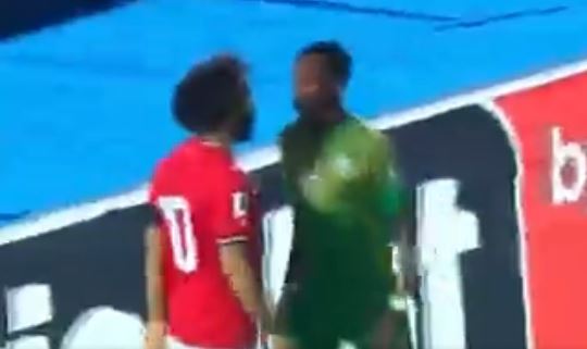 Raging Mo Salah in rare outburst as he butts head with World Cup rival as fans say ‘something crazy must have been said’