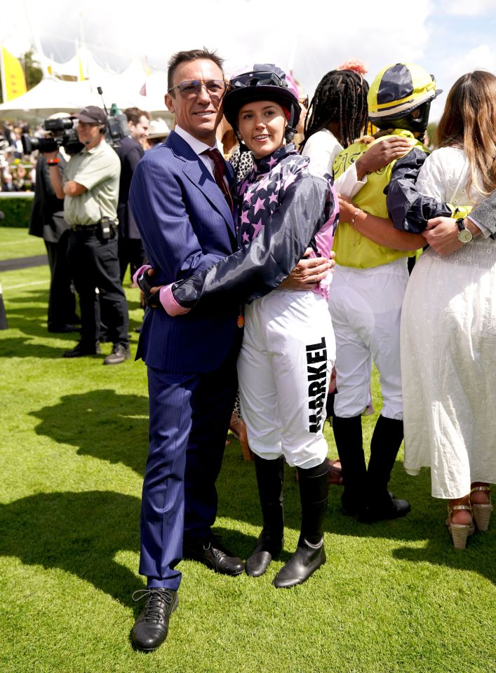 Is Frankie Dettori’s daughter a jockey?