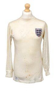 Sir Bobby Charlton’s 1966 World Cup shirt set to sell for eye-watering sum just weeks after his death