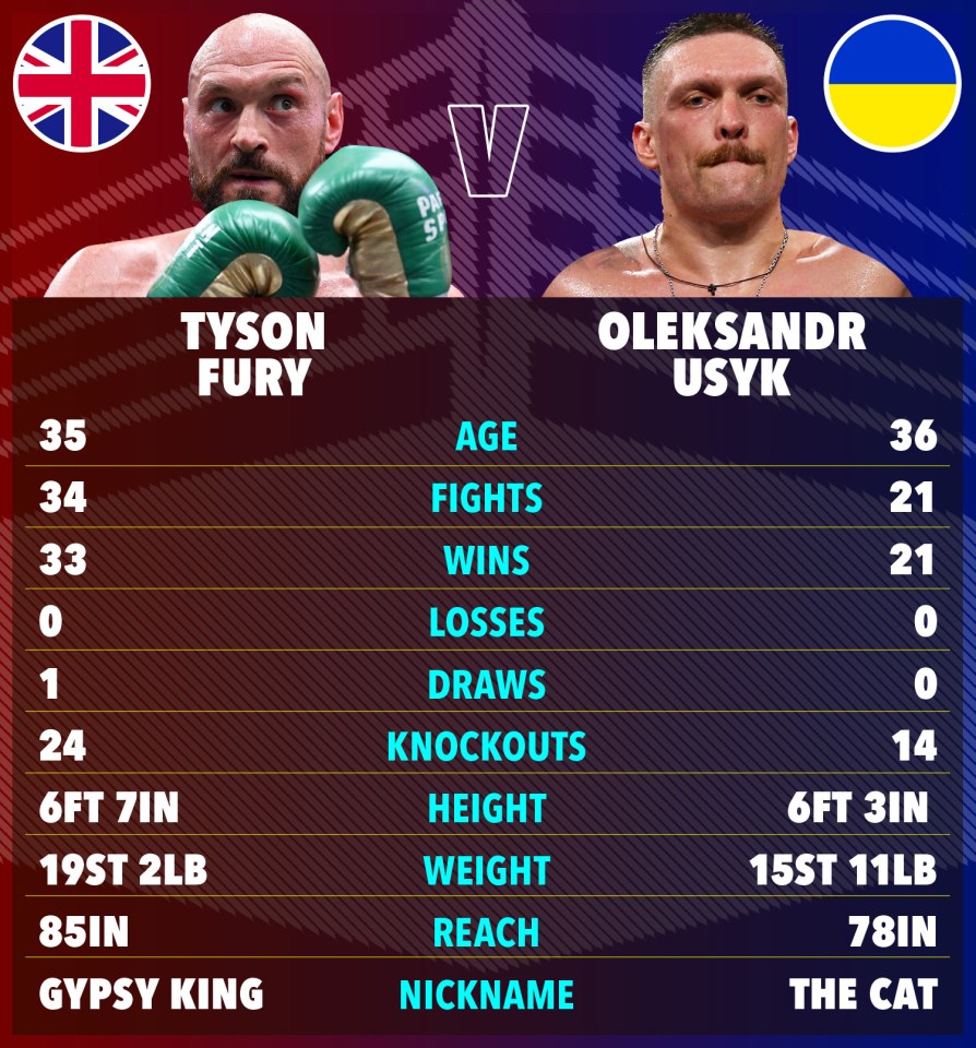 Tyson Fury and Usyk pulled apart at heated presser after butting heads as undisputed heavyweight clash confirmed