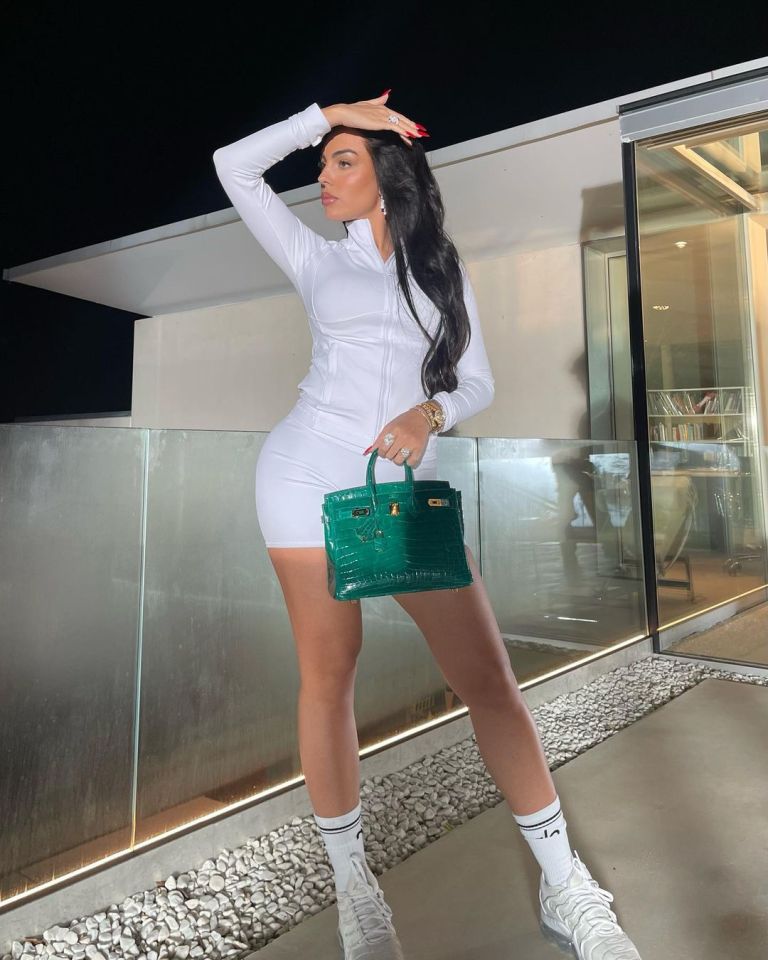 Cristiano Ronaldo’s Wag Georgina Rodriguez flaunts curves in skin-tight white outfit as fans say ‘damn, CR7 is lucky’