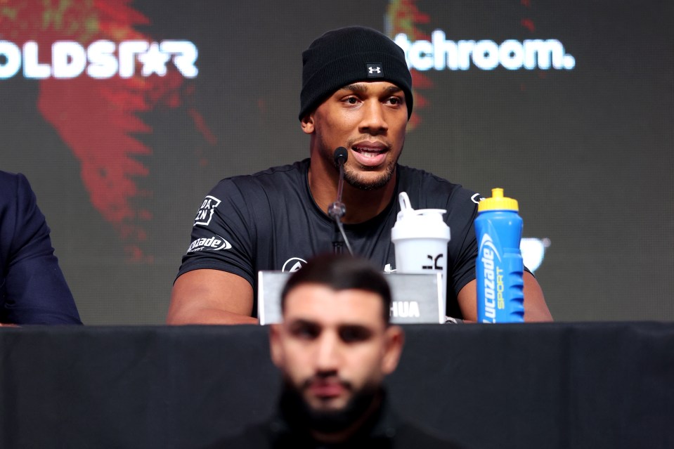 Anthony Joshua blasts ‘who the f*** is he… he’s not a psychologist’ as he responds to Deontay Wilder dig