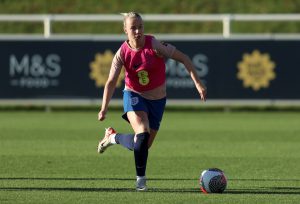 Beth Mead ‘feeling blessed’ to be back in England fold after ‘tough days’ out of action