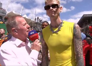 Machine Gun Kelly storms off from ‘most awkward interview ever’ with Martin Brundle at Brazilian Grand Prix