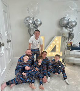 Wayne and Coleen Rooney celebrate son Kai’s 14th birthday in matching pyjamas