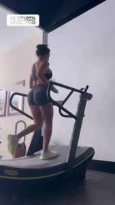 Cristiano Ronaldo’s stunning Wag Georgina Rodriguez shows off jiggling bum in sweaty treadmill workout