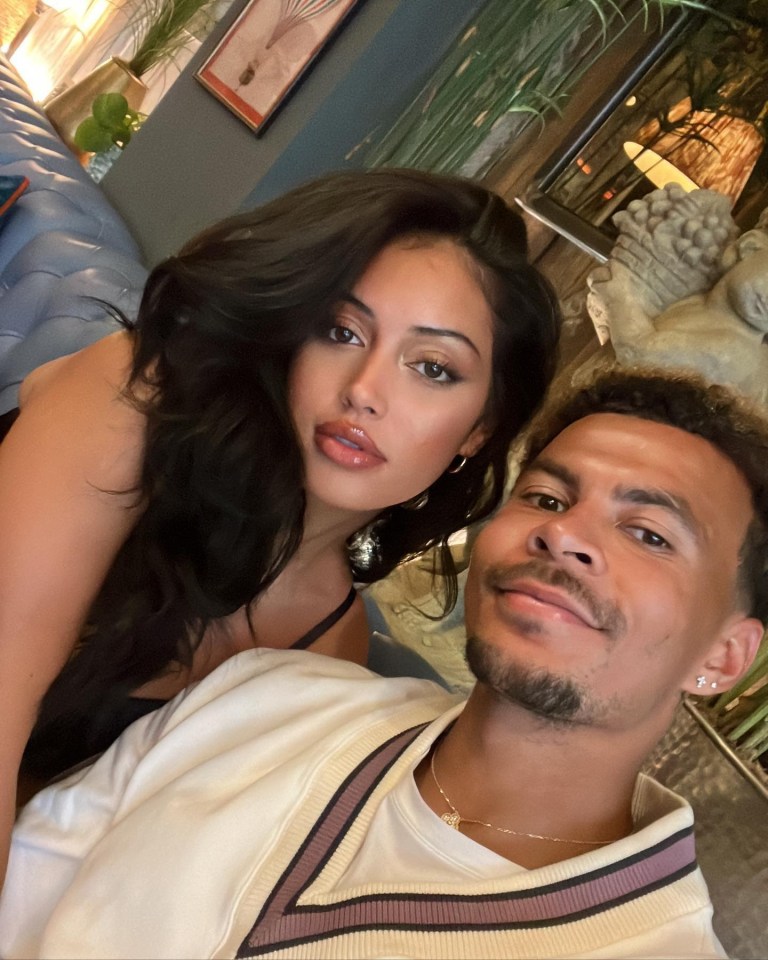 Dele Alli’s model Wag Cindy Kimberly sprawls out on bed in just black lingerie as fans say ‘wow, you’re killing me’