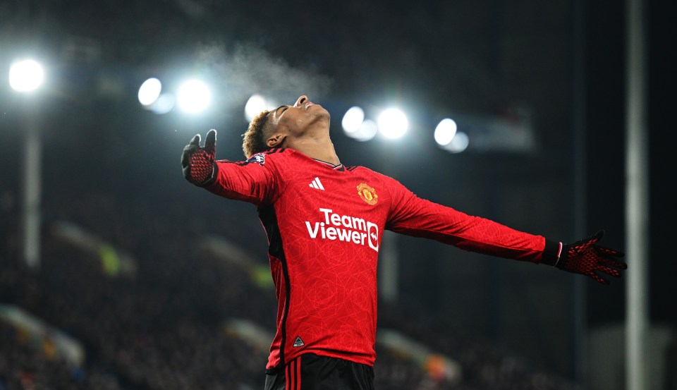 Heartbroken Marcus Rashford dedicates Man Utd goal to tragic cousin who ‘recently’ died after scoring against Everton