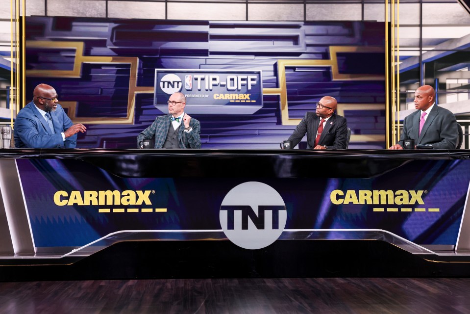 Behind-the-scenes at NBA on TNT with inside access on Shaquille O’Neal and Charles Barkley’s antics on live TV set