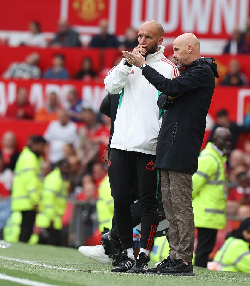 Meet Man Utd coach Mitchell van der Gaag who almost DIED in dugout and will replace Erik ten Hag on touchline vs Everton