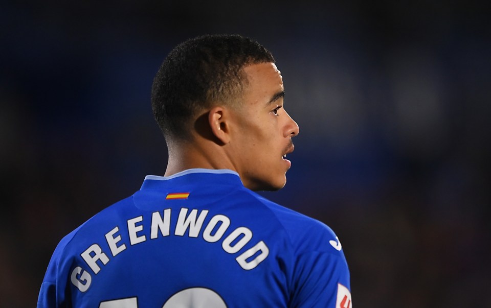 Mason Greenwood’s ex-teammates at Man Utd share public support for first time after stunning long-range goal for Getafe