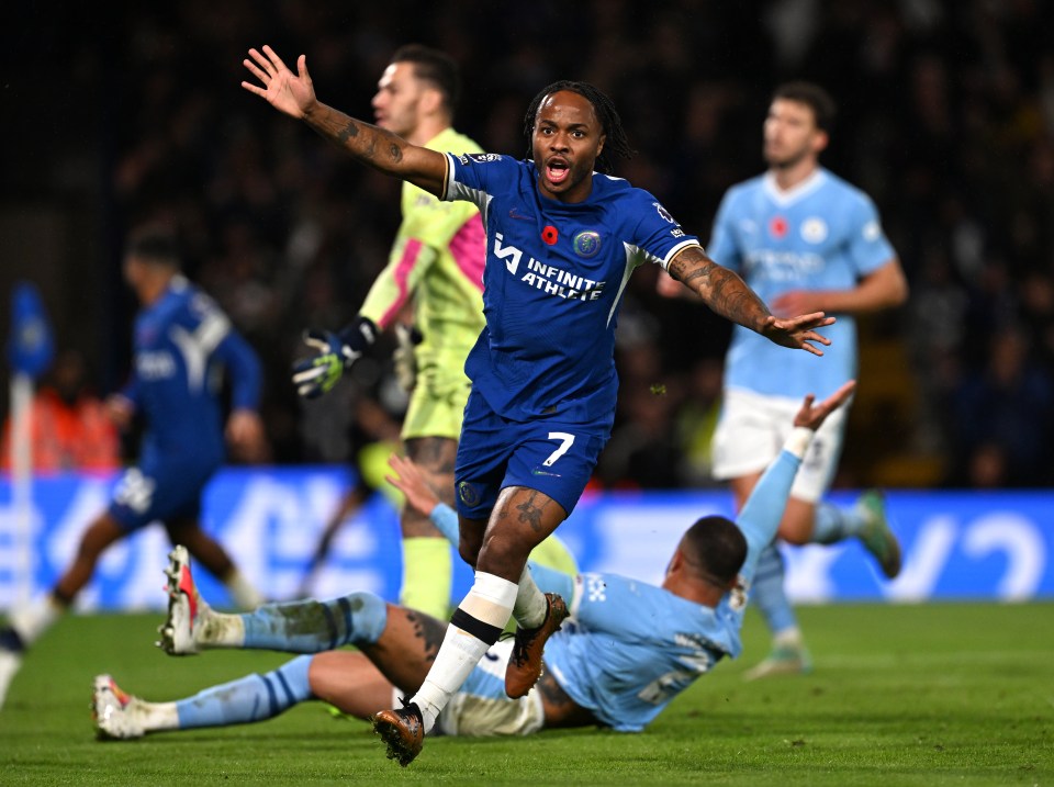 Fans say ‘Southgate must be feeling like a fool’ as Chelsea ace Sterling sizzles against Man City after England omission