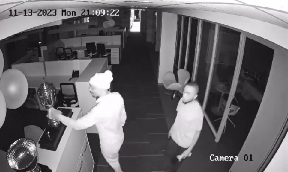 South Africa HQ raided by ‘most patriotic burglars ever’ as fans left stunned by Rugby World Cup CCTV footage