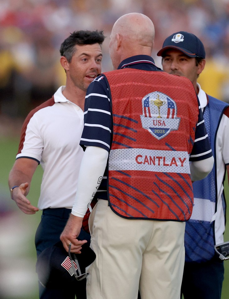 Rory McIlroy calls golf rival a ‘D***’ as he sheds new light on infamous Ryder Cup caddie row