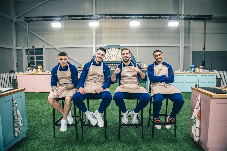 England aces take part in Great British Bake Off special – but who ended up with a soggy bottom?