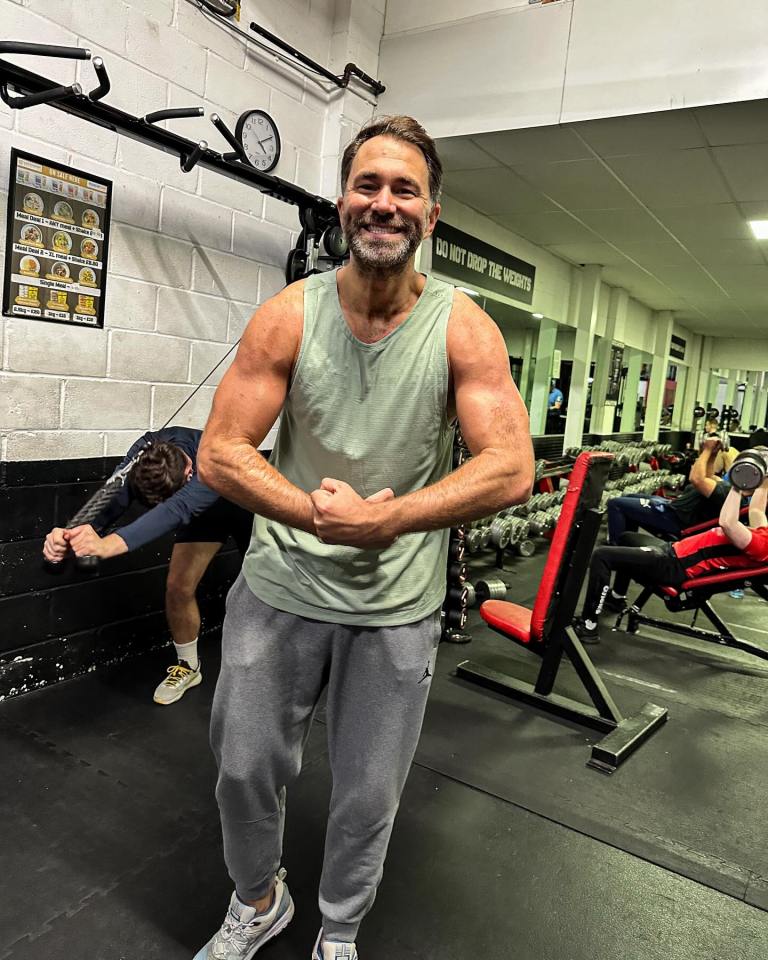 Fans come up with brilliant new nickname for Eddie Hearn as boxing promoter shows off incredible body transformation