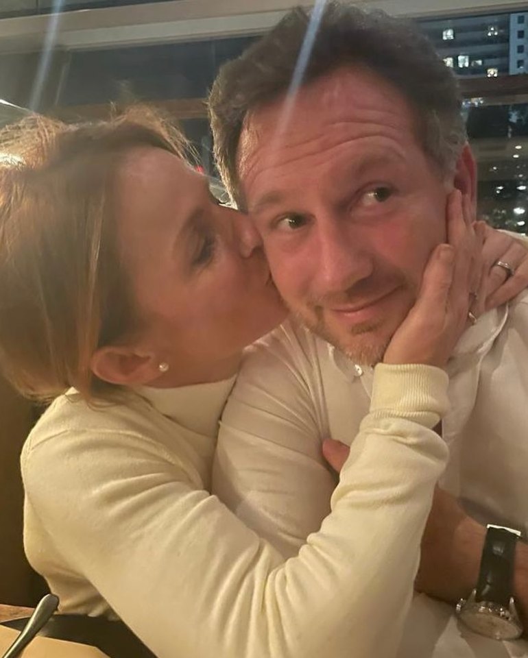 Spice Girl Geri Horner posts loved-up message to husband Christian as Red Bull F1 boss turns 50