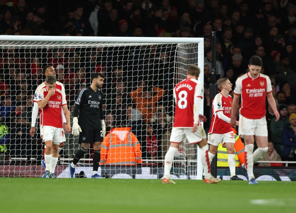 Arsenal player ratings: Martin Odegaard acts as Gunners’ beating heart but Trossard lucky not to be hauled off earlier