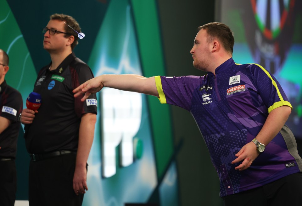 Luke Littler, 16, now fifth favourite to WIN World Darts as he breezes through second round at Ally Pally