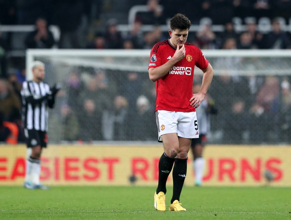 Man Utd fans say ‘it just had to be him’ as Harry Maguire denied last gasp equaliser in ‘hilariously unlucky’ fashion