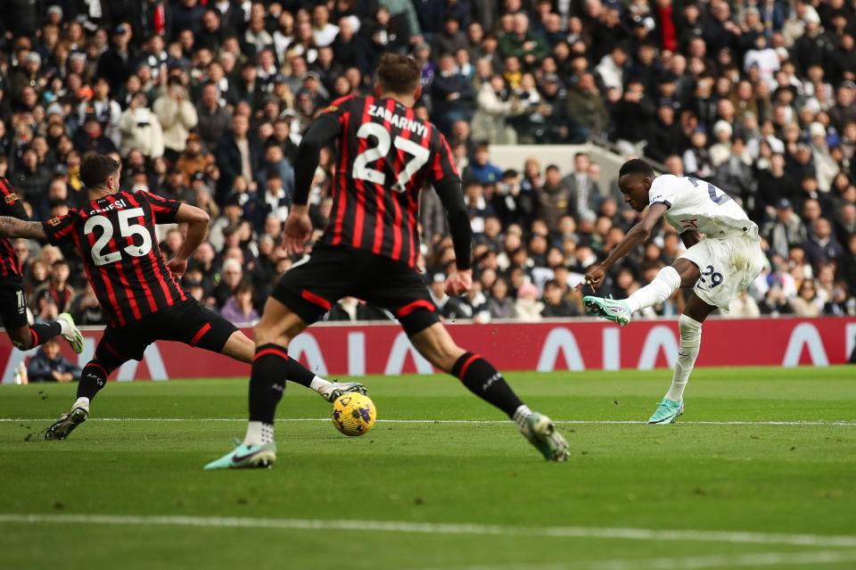 Tottenham 3 Bournemouth 1: Spurs close gap on fourth-placed Arsenal to ONE point with Sarr, Son & Richarlison on target