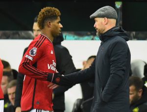 Ten Hag warns ‘I’ll talk with him’ as Marcus Rashford’s body language slammed after dreadful display in Man Utd loss